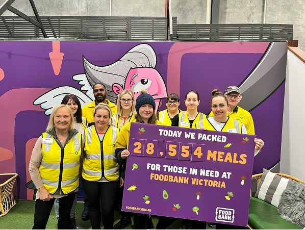 Volunteering with Foodbank Victoria